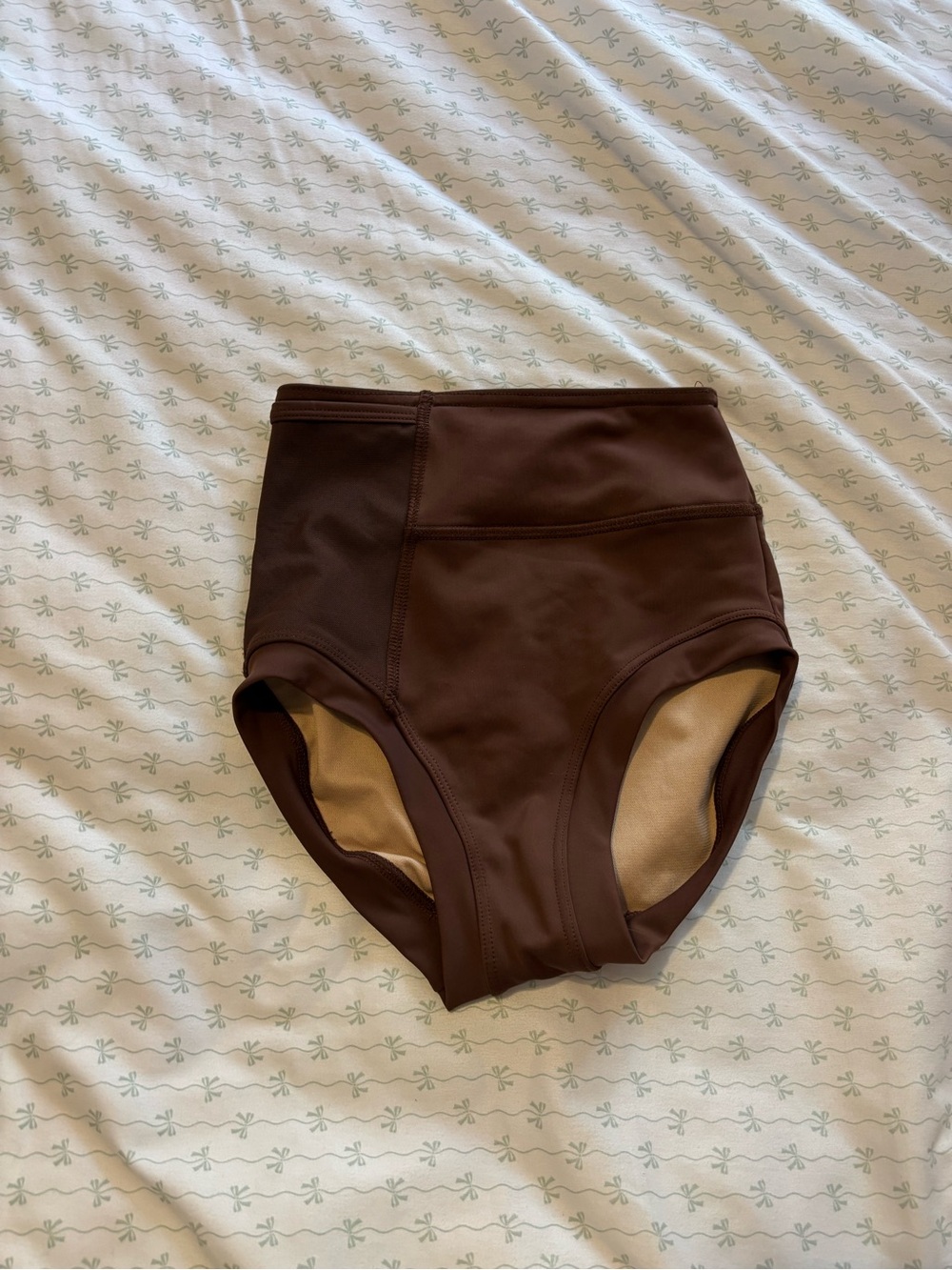 High-Rise Athletic Briefs — Chocolate Brown Tiger Friday